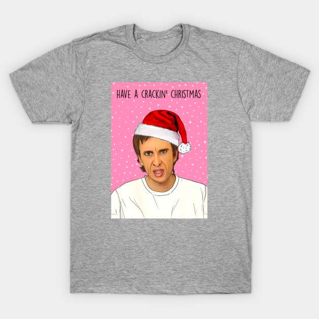 Super Hans Crackin Christmas T-Shirt by Poppy and Mabel